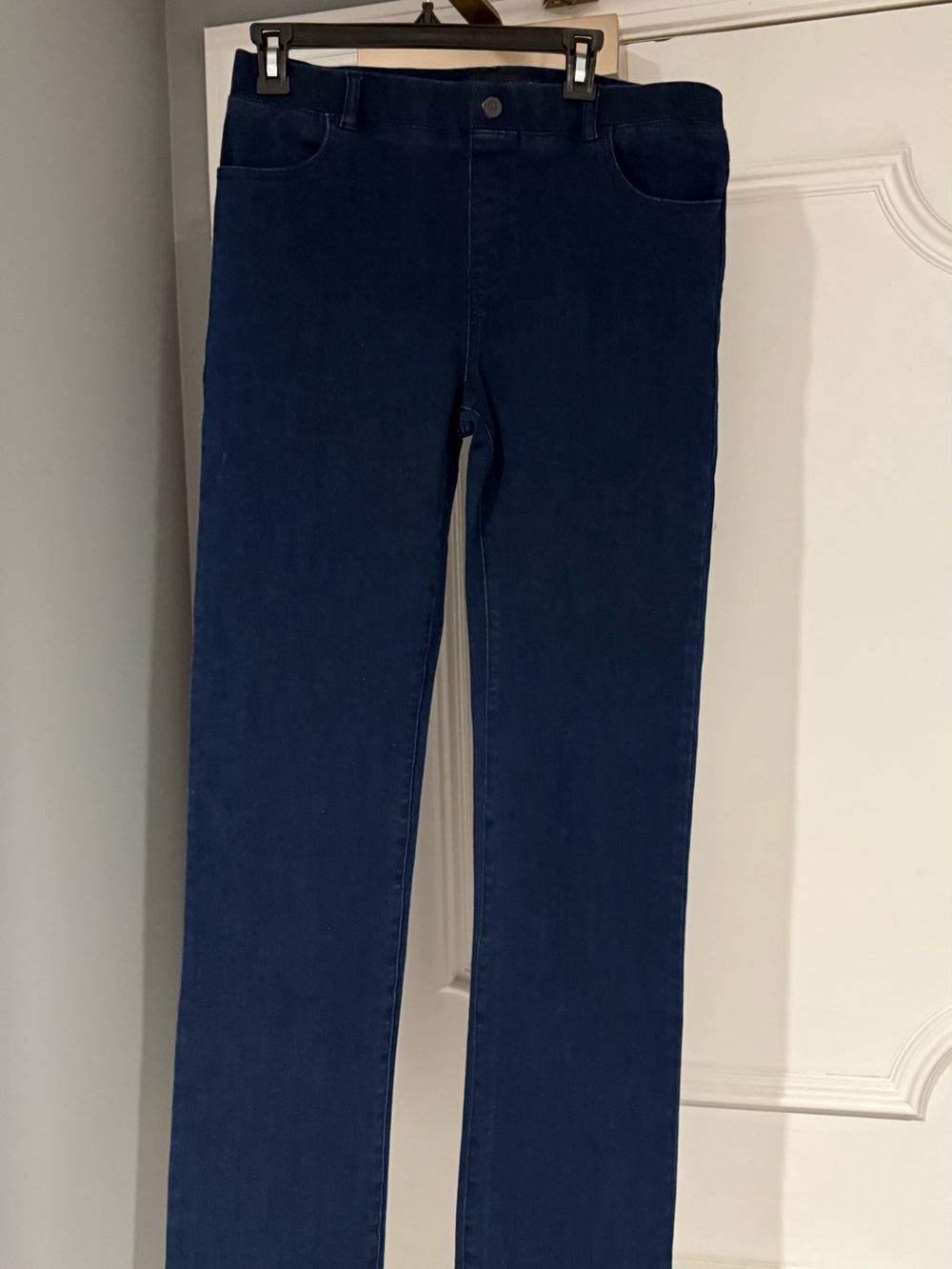 Betabrand pull on jeans Navy Blue Large long